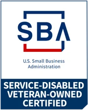 SBA certified Service-Disabled Veteran-Owned Small Business, verify on the SBA website